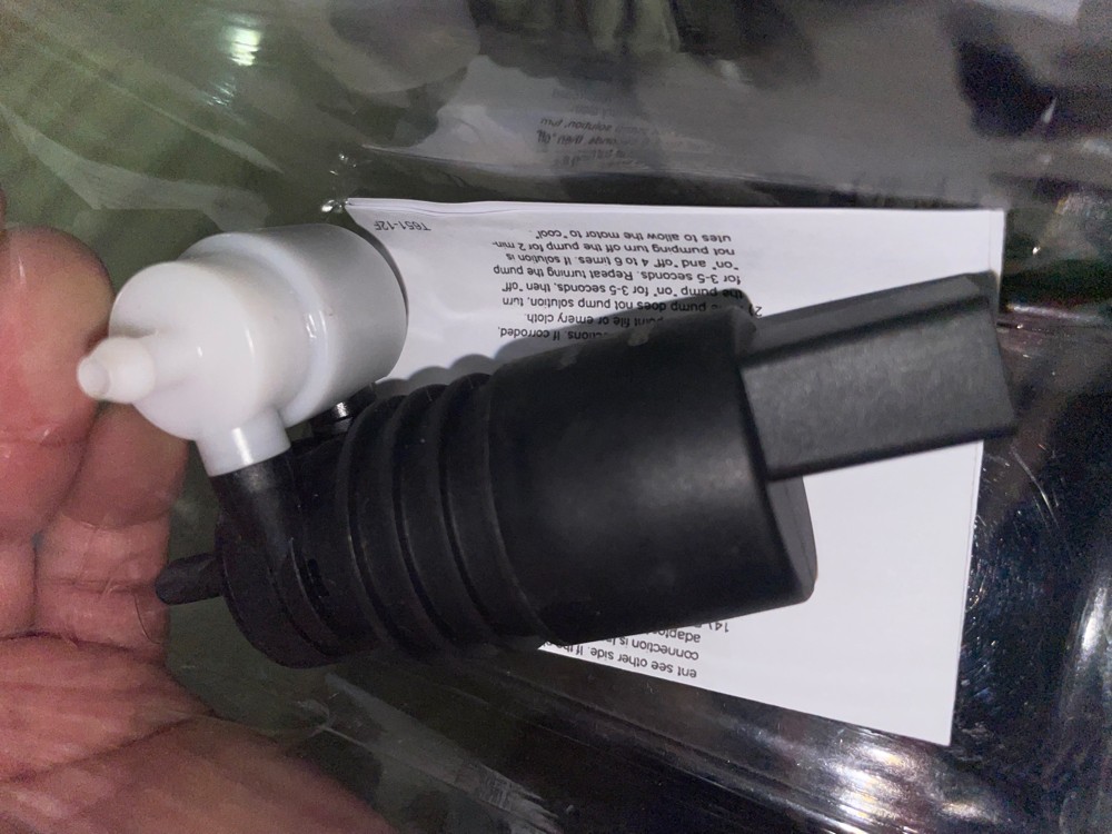 windshield washer pump - 1