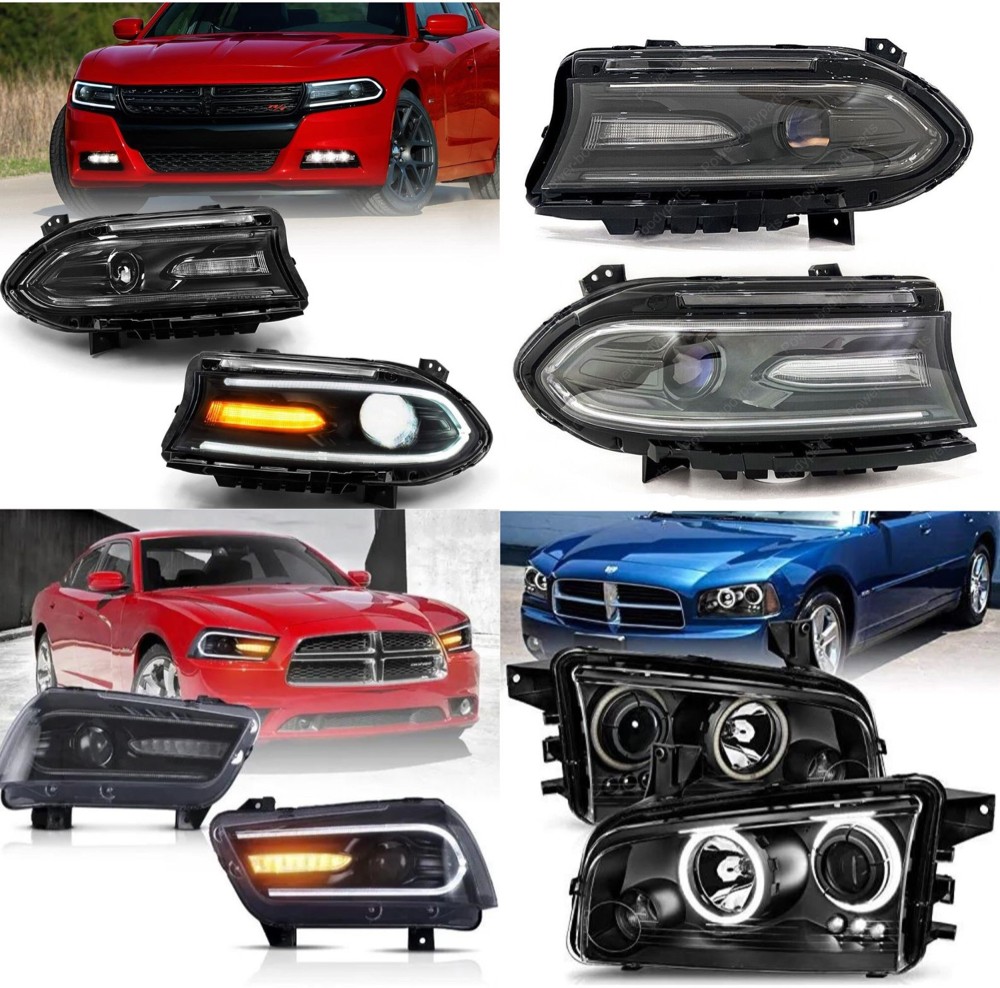 Dodge charger headlights - 1