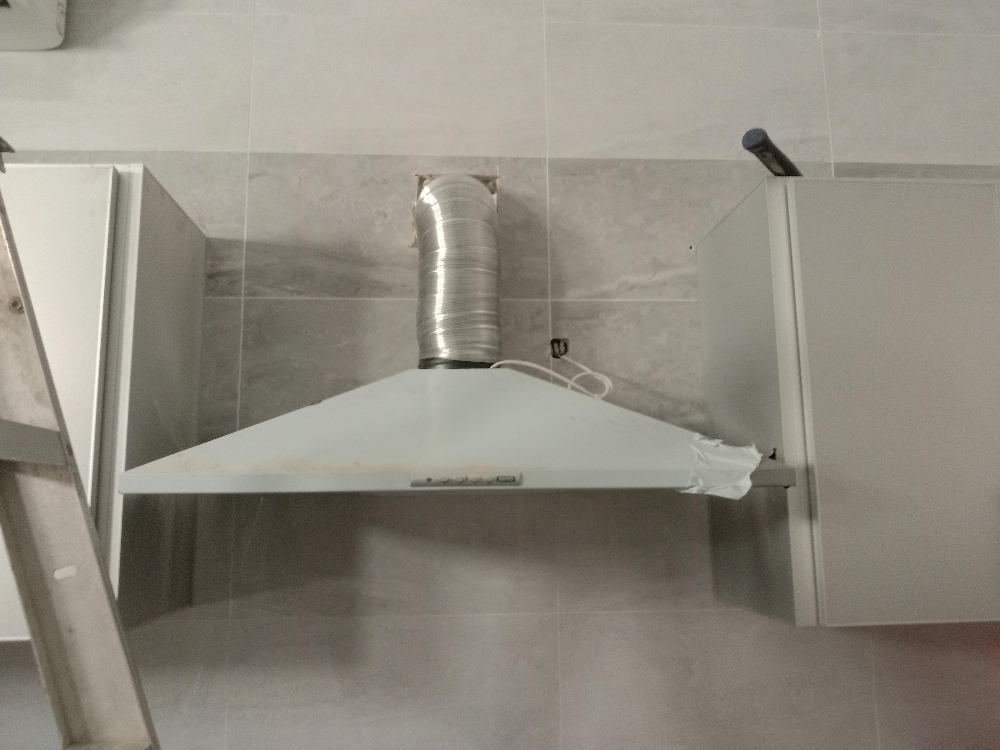 Ikea kitchen hood installation - 1