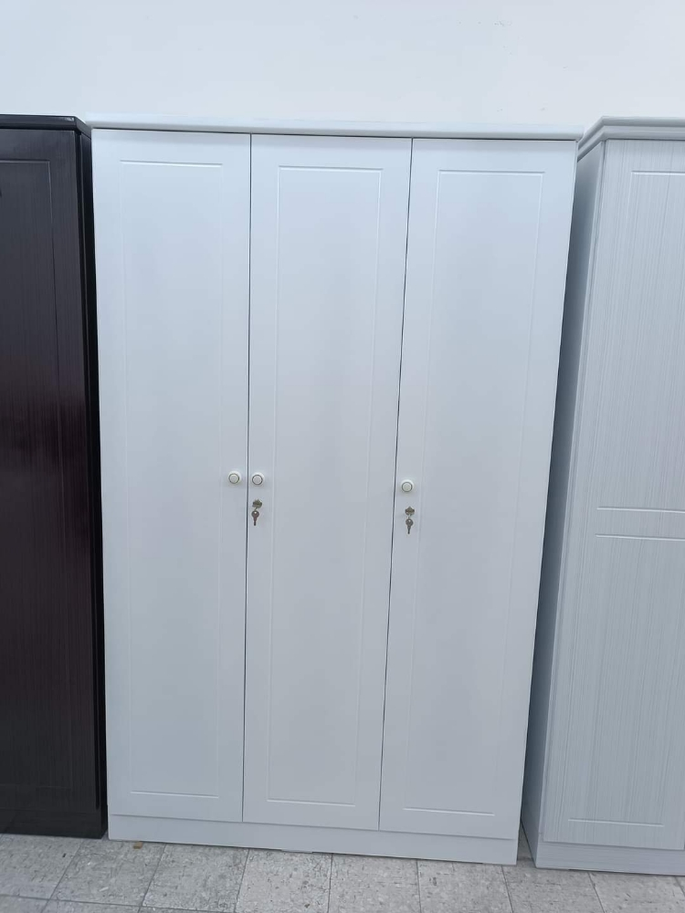 New Wooden & metal Bed, Cabinet - 4