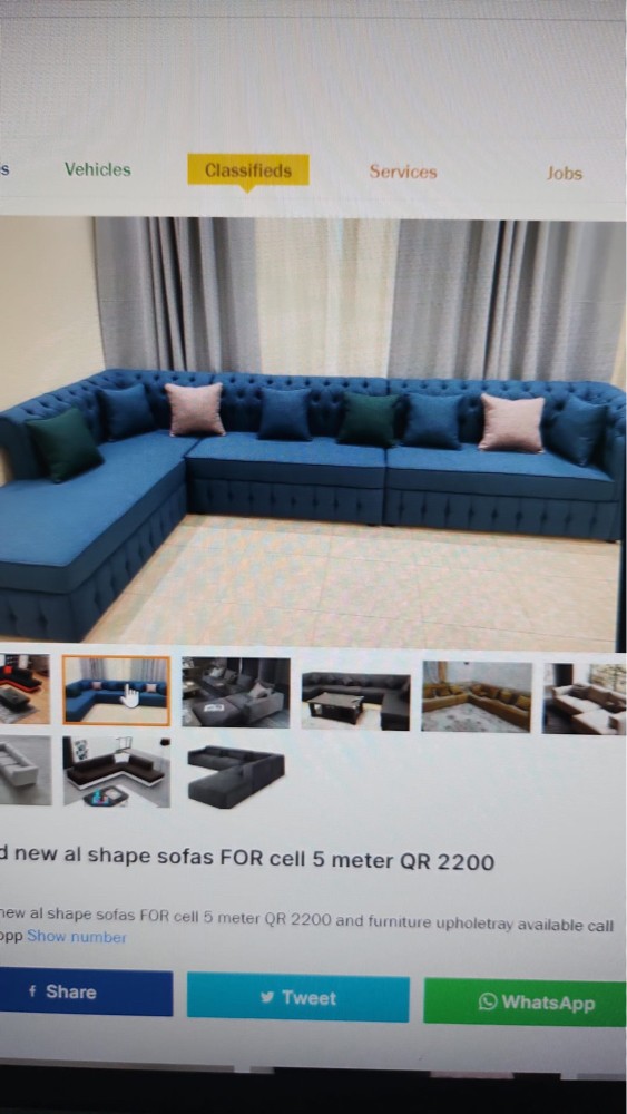 sofa for new 5 meter QR 2200 - 10