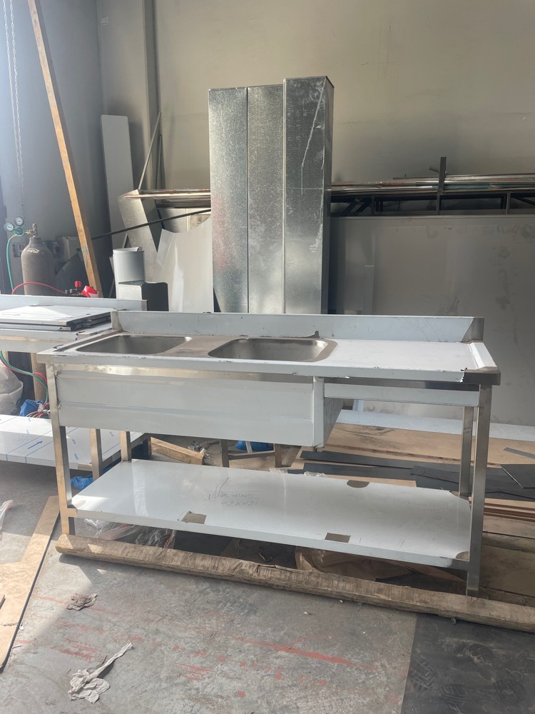 Double Bowl Sink Stainless Steel - 8