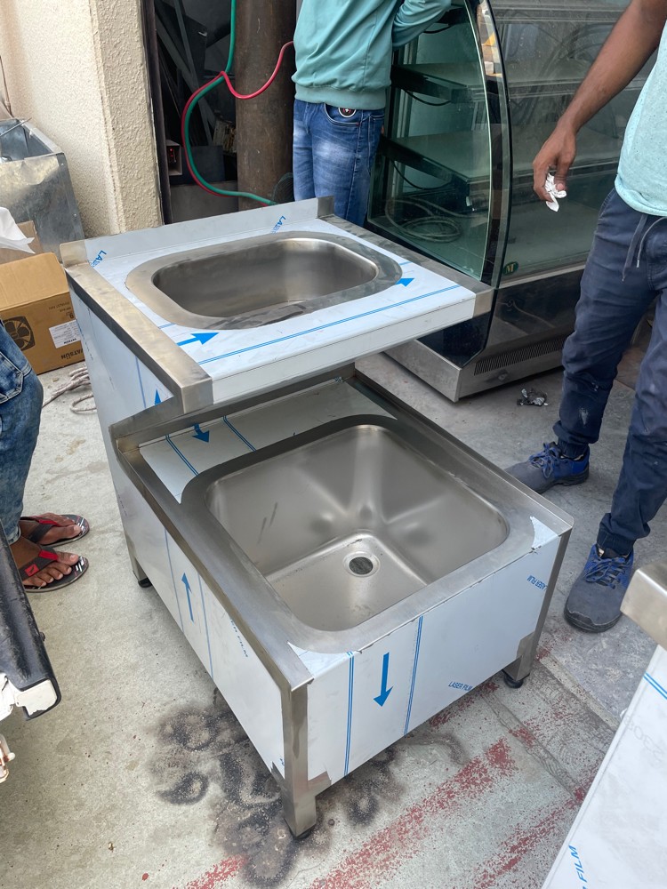 Double Bowl Sink Stainless Steel - 10