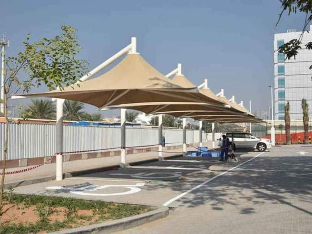 all steel handrails door pergola - 7
