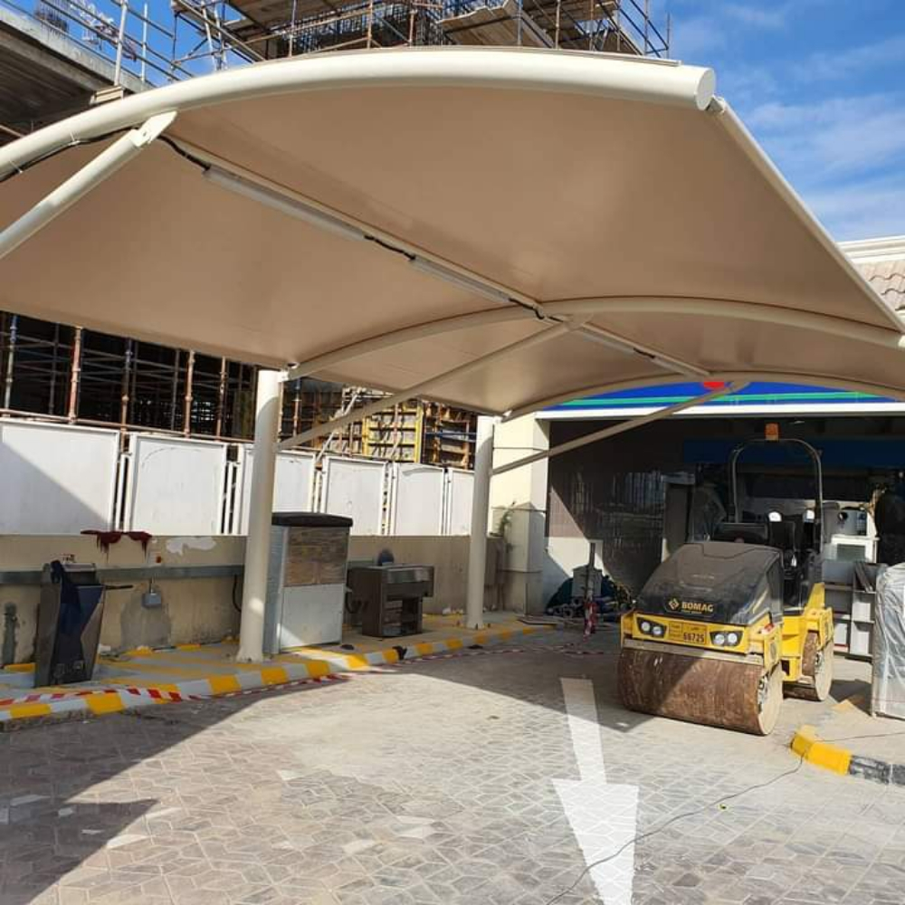 all steel handrails door pergola - 6