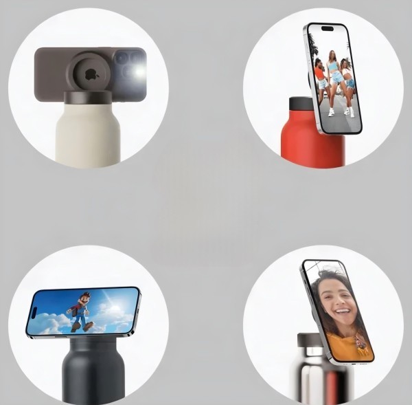 Bottle with Magnetic Holder - 4