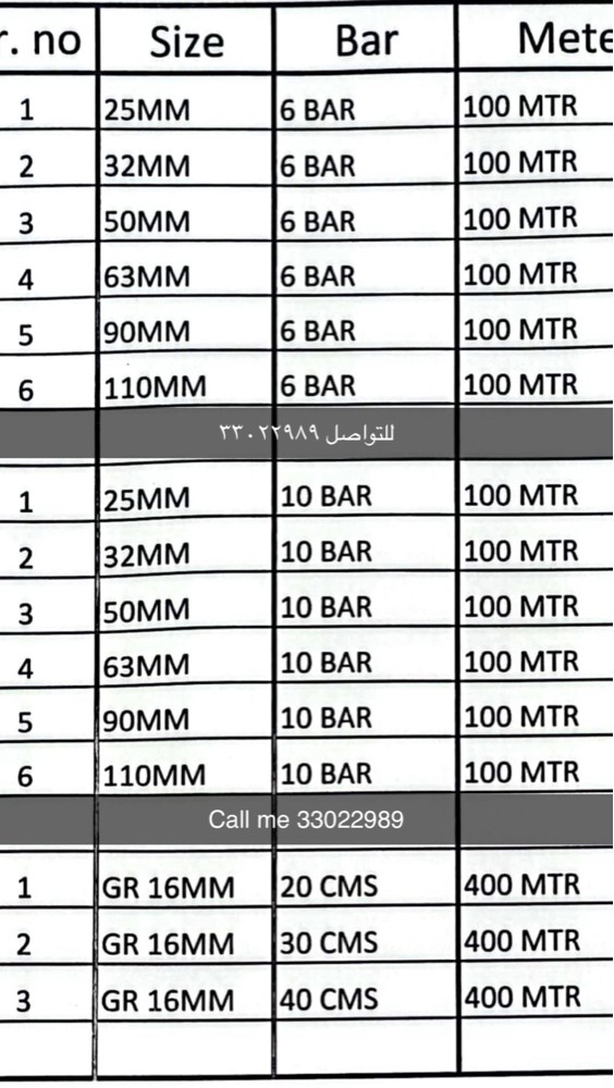 Irrigation network pipes for sale - 2