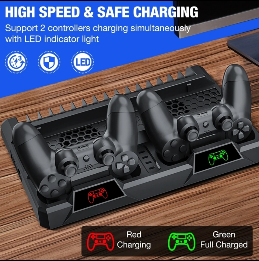 PS4 4 stand cooling charger - 5