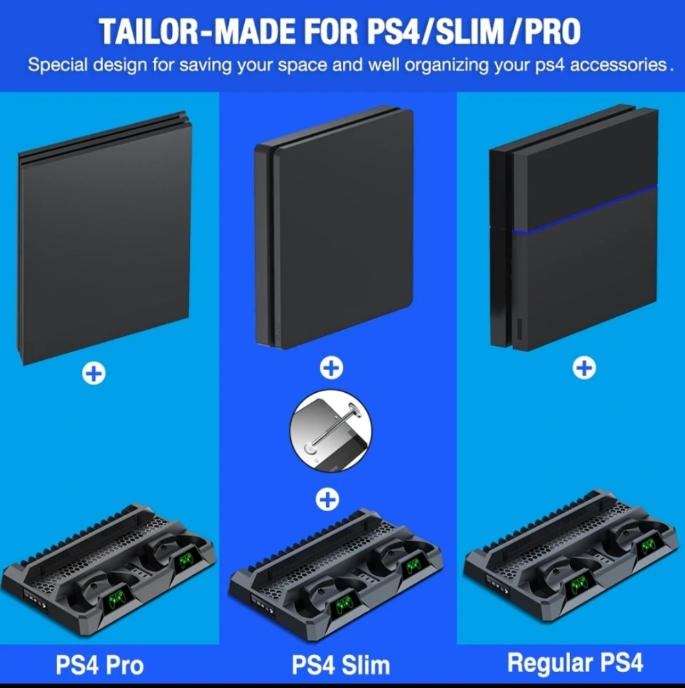 PS4 4 stand cooling charger - 7