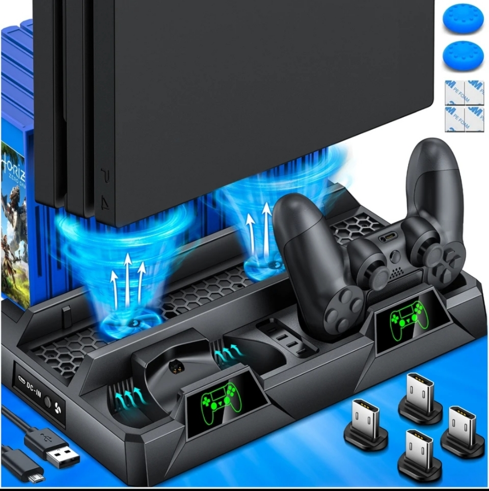 PS4 4 stand cooling charger - 1