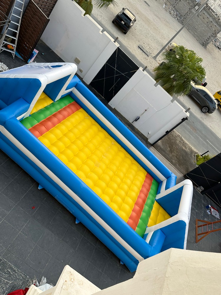 inflatable soapy football pitch - 4