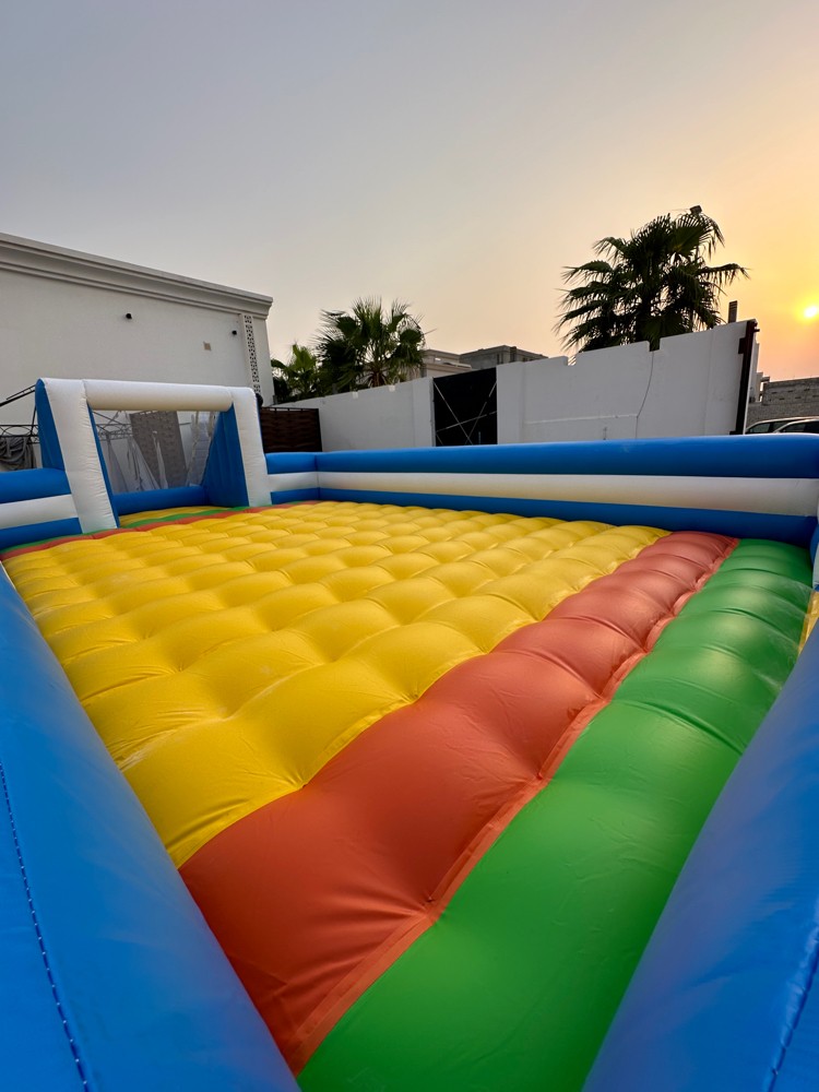 inflatable soapy football pitch - 5