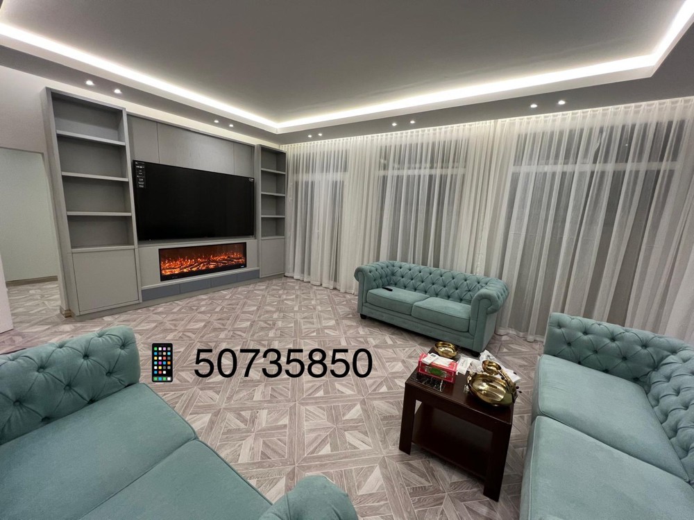 ستائر جبس ورق جدران باركية بي في - 10