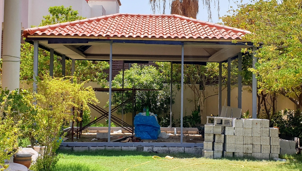 Roof Tiles Fixing Room & Majles - 11
