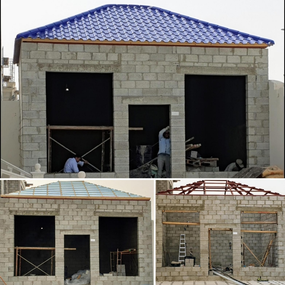 Roof Tiles Fixing Room & Majles - 3