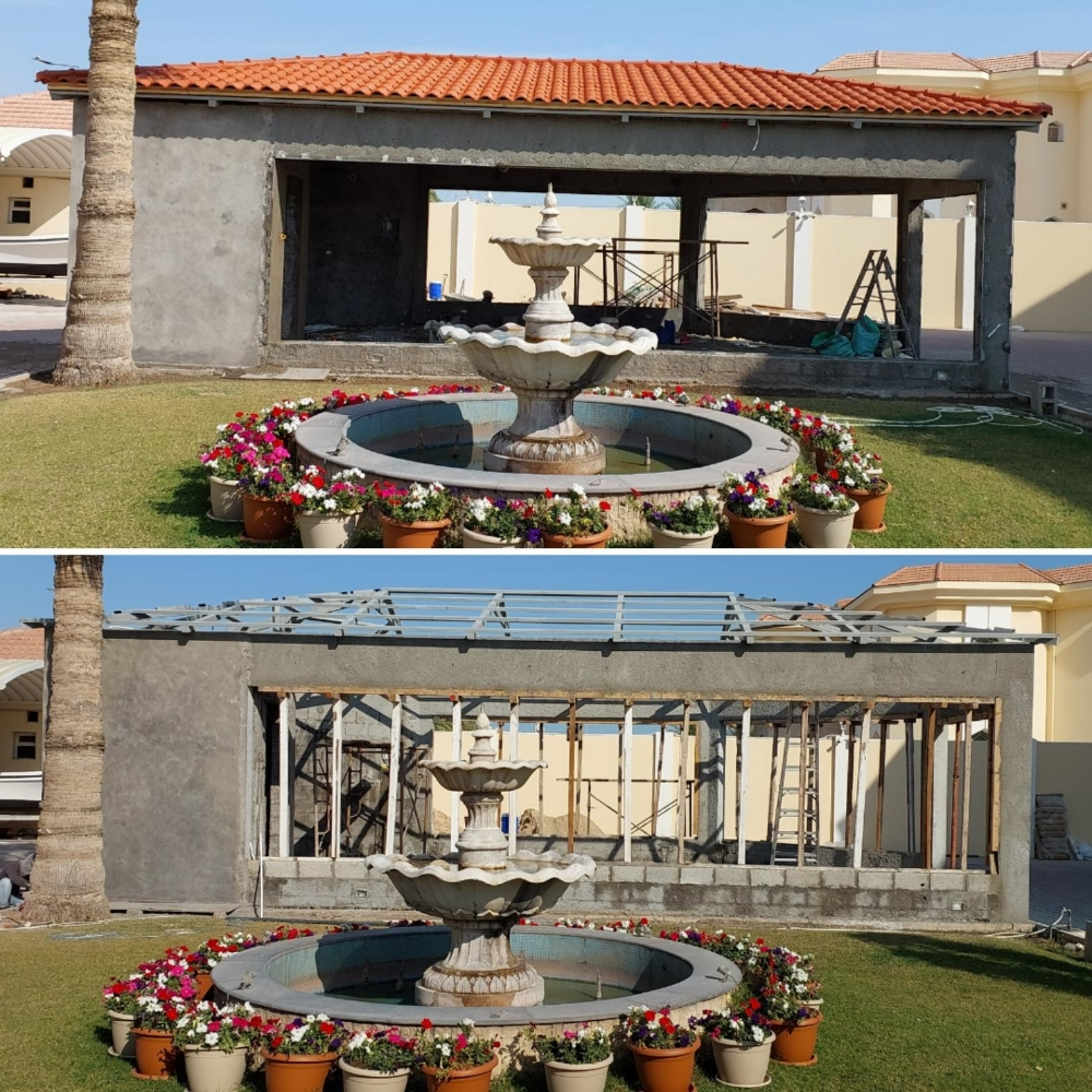 Roof Tiles Fixing Room & Majles - 4