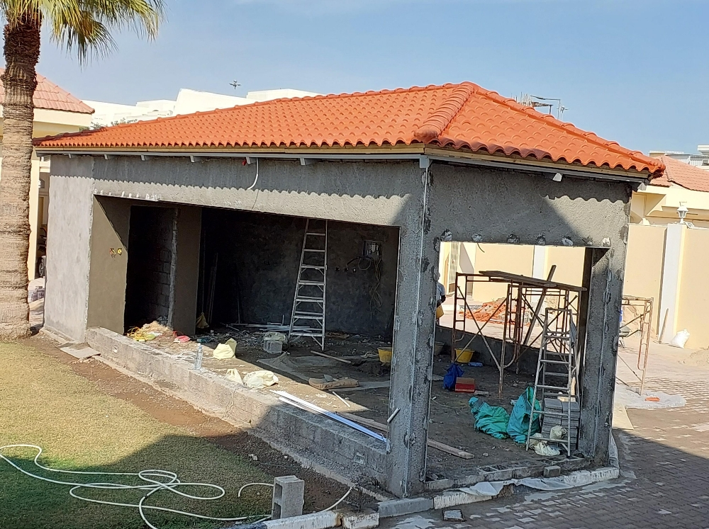 Roof Tiles Fixing Room & Majles - 13