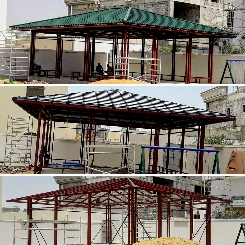 Roof Tiles Fixing Room & Majles - 12