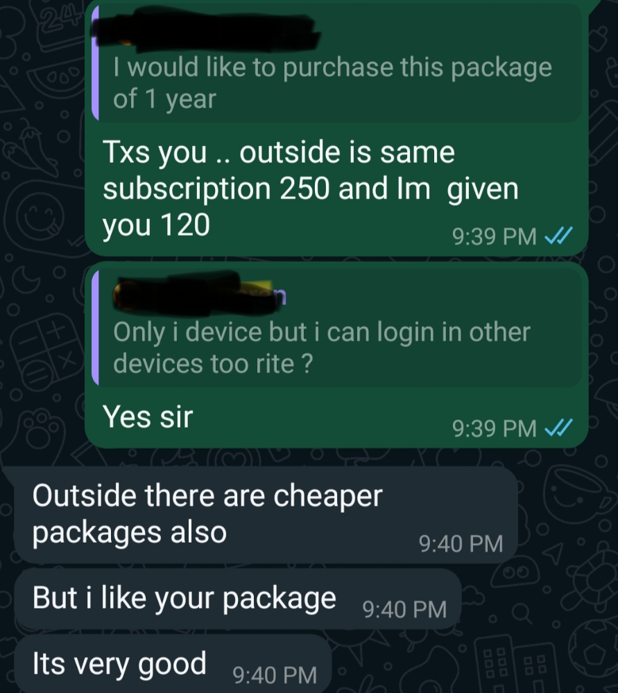 Amezon Fair subscription for year - 7