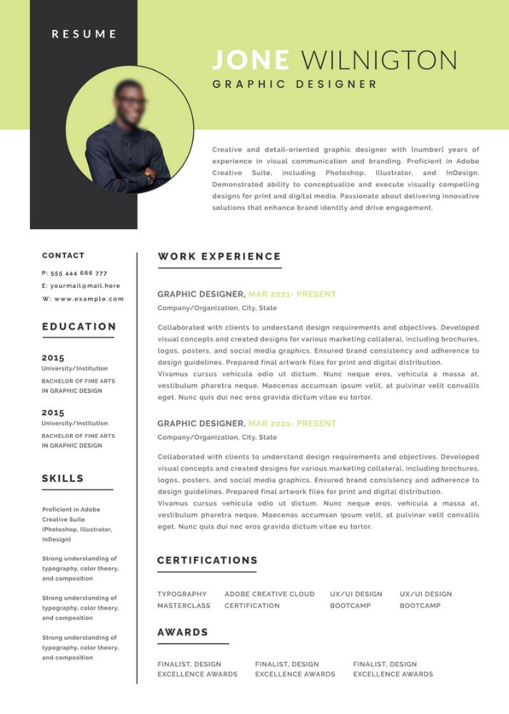 Professional CV Design - 2