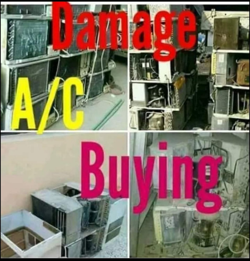 We buy used good & Damage ac.we b - 1
