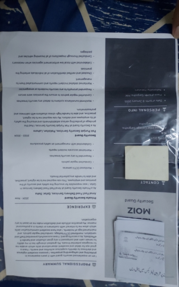 Professional Cv , resume maker - 1