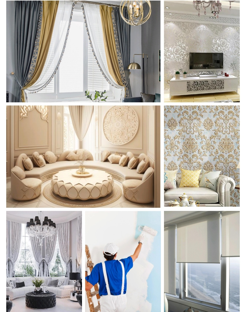 Interior Desig, Curtains and Sofa - 2