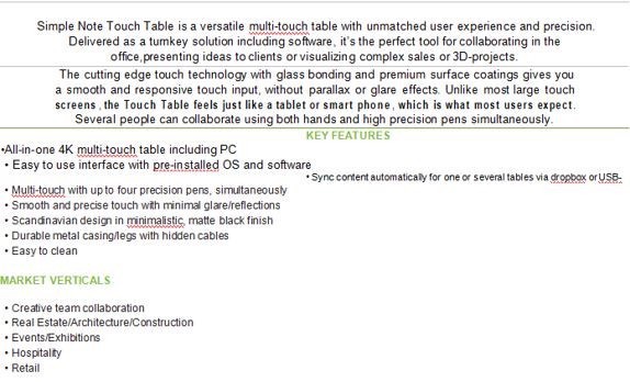 Tuch table - 6
