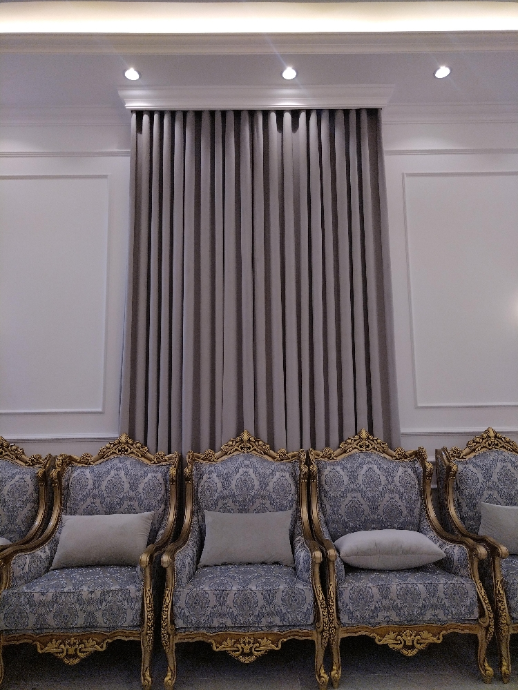 Curtains, sofa, carpet, parquet - 13
