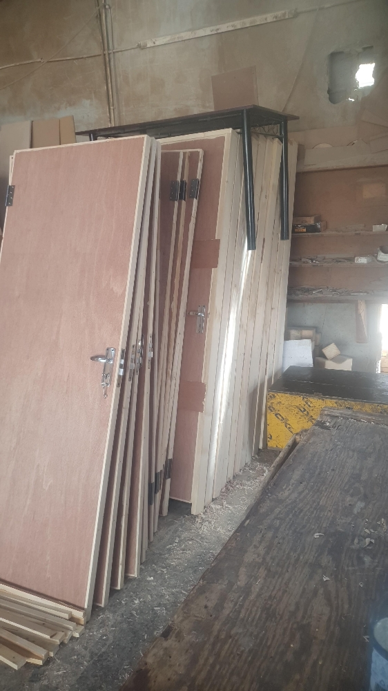 wooden door - 1