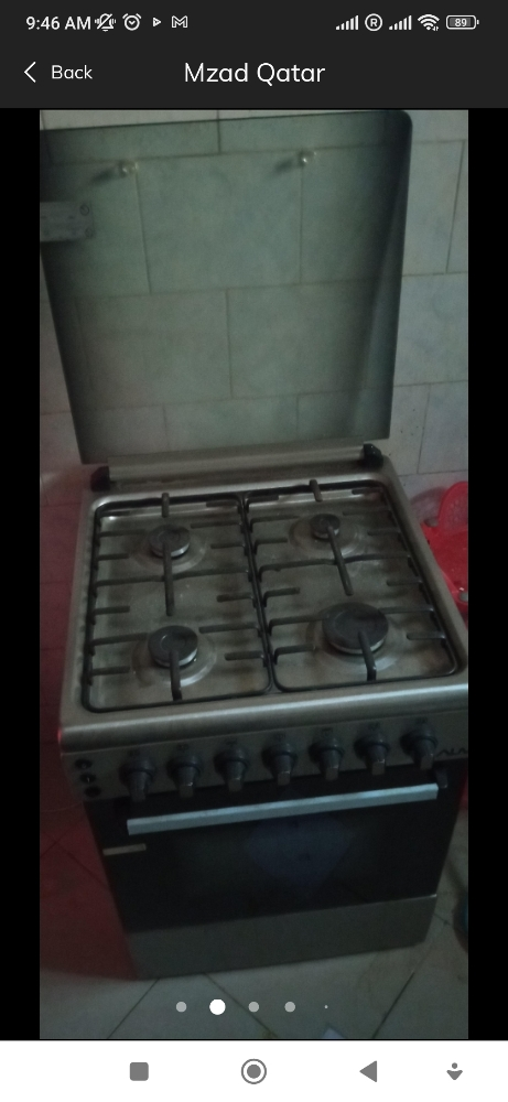 فرن غاز بحالة ممتازة واشغال إضاءة - 2