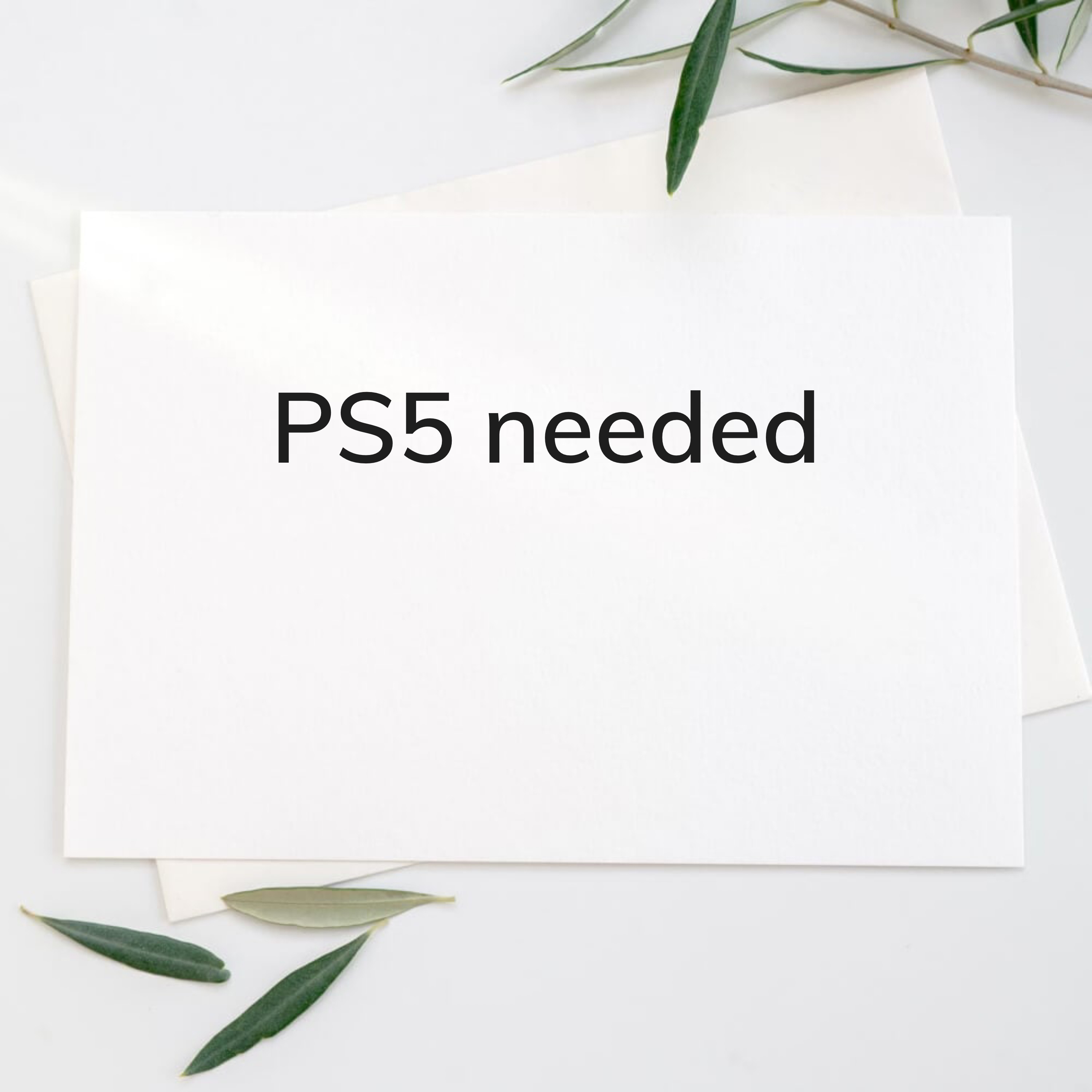 PS5 NEEDED - 1