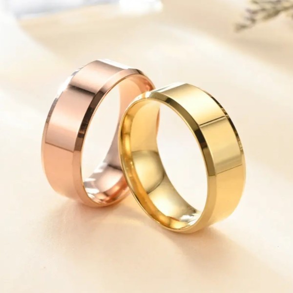 8mm Titanium Rings - 2