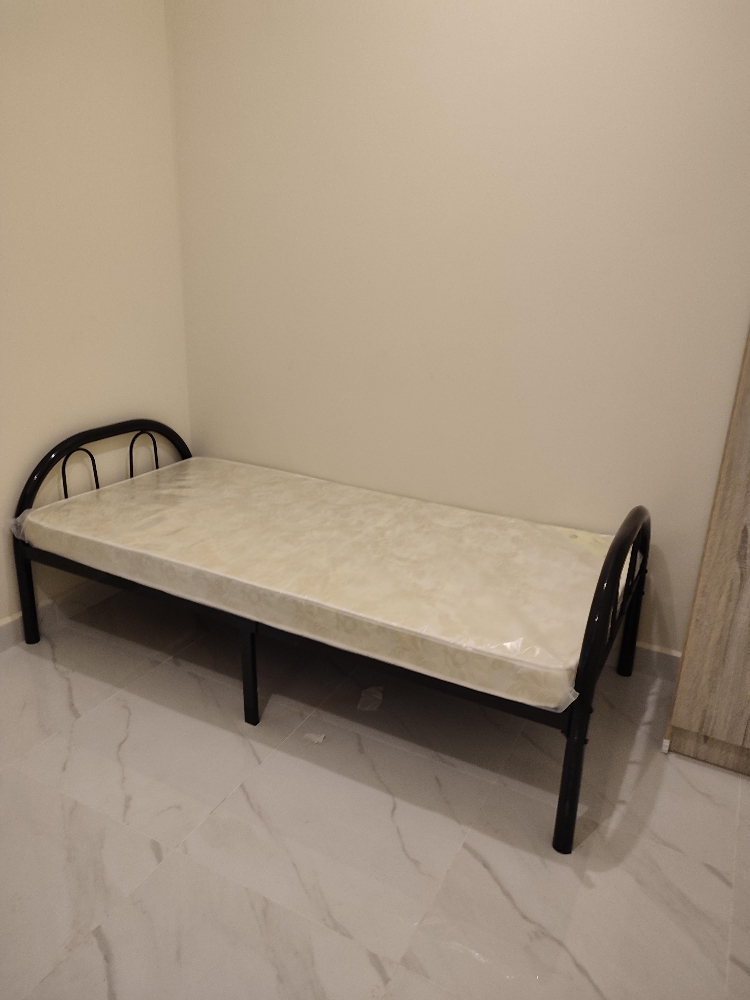 New Single Bed, Cupboard , Mattress - 1