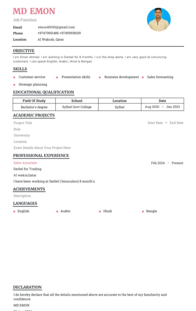 sales associate - 3