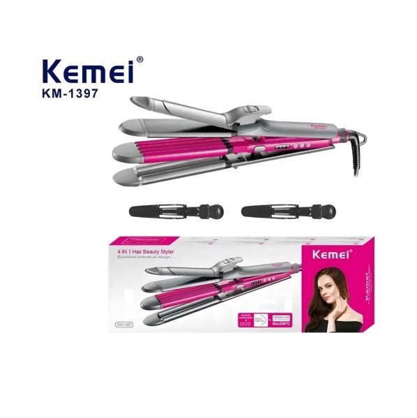 Kemei 4-in-1 Hair Styling Tool - 1