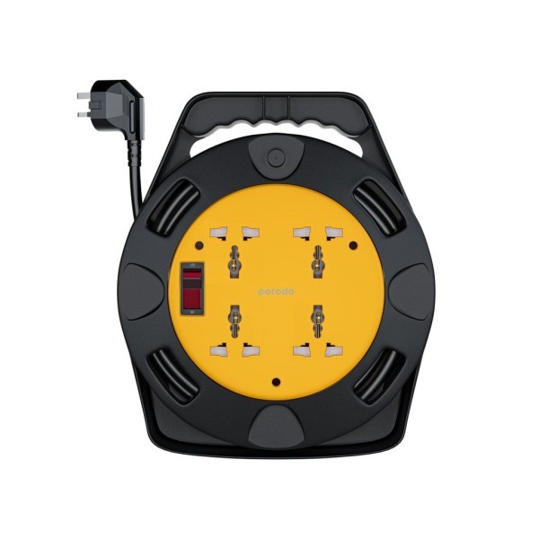 Porodo 4-Socket Extension Reel - 1