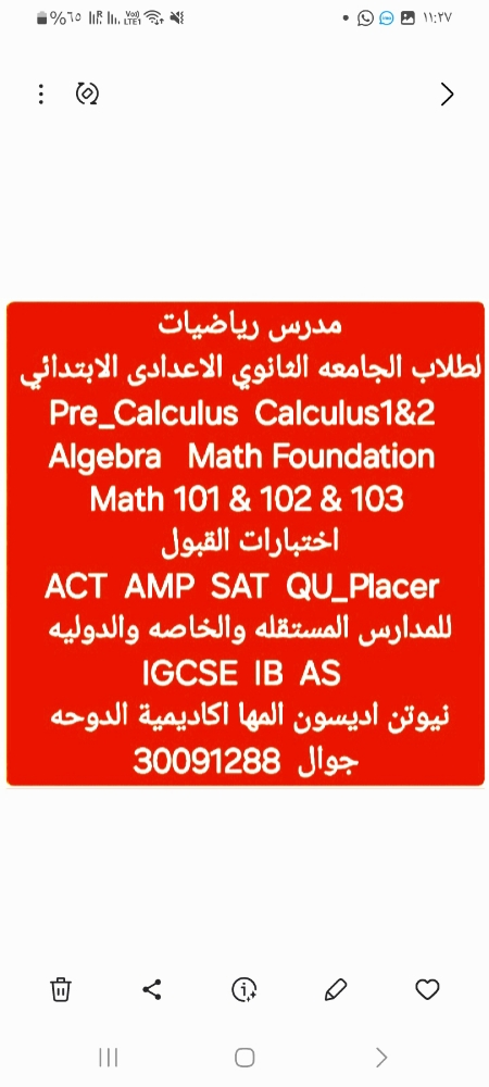 Mathematics Teacher - 1