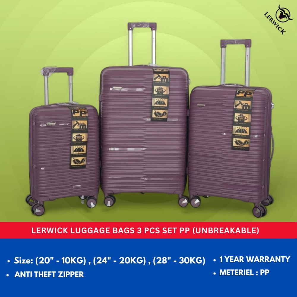 Luggage Bags 3pcs Unbreakable - 7