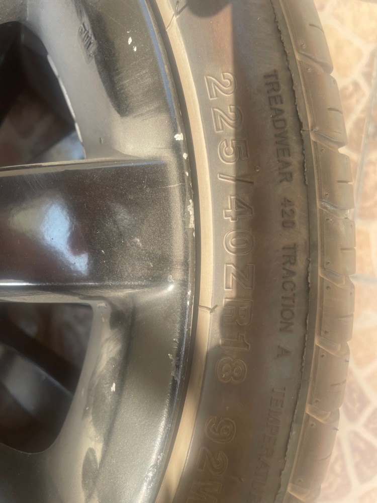 Lancer GT or EX Alloy rims tyre 4 - 8