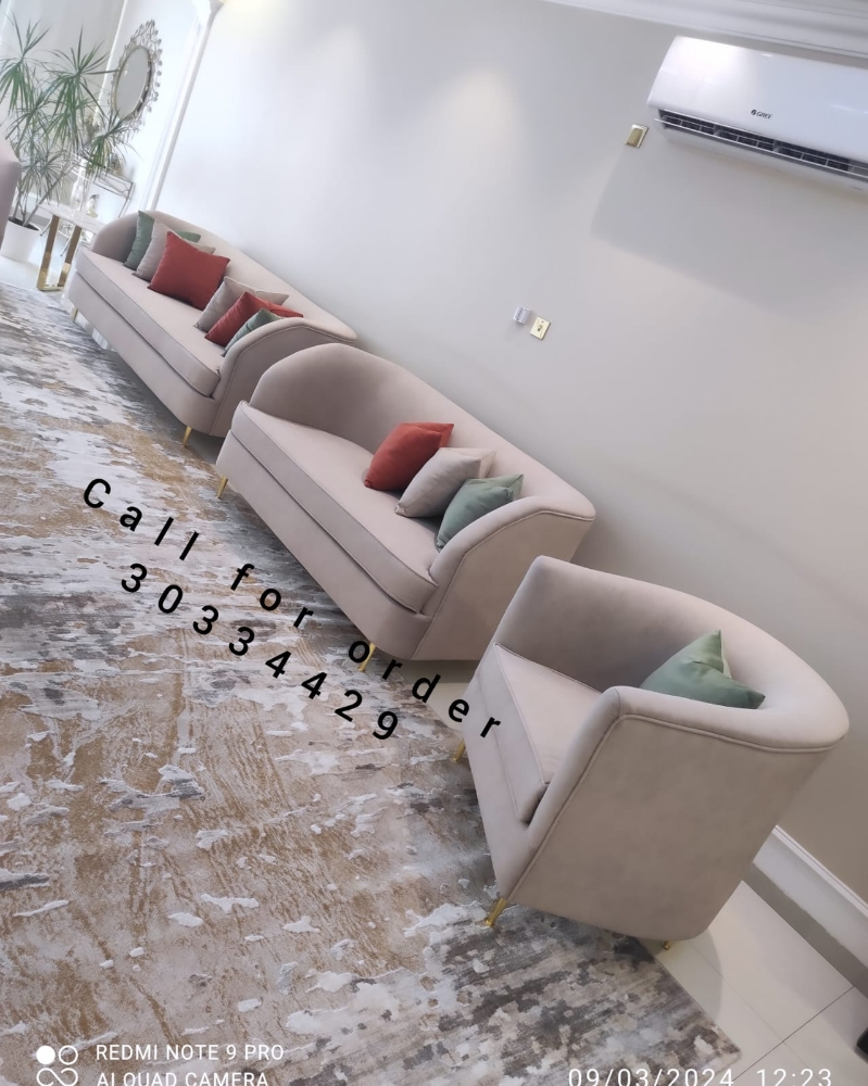 Sofa set & arabic majlish & bed - 10