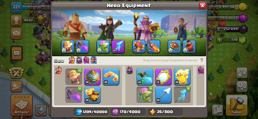 clash of clan town hall 14 max - 4