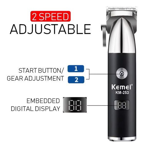 The Kemei KM 253 Hair Clipper - 4