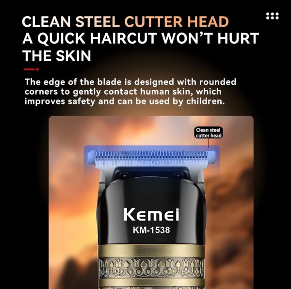 Kemei KM 1538 Hair Trimmer - 4