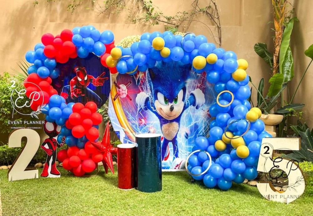 ديكور بالونات سونيك - 1