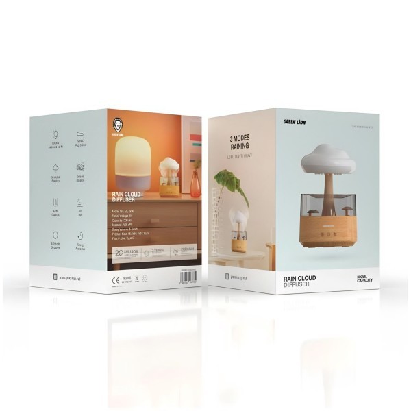 معطر جو على شكل غيمه جرين ليون - 3