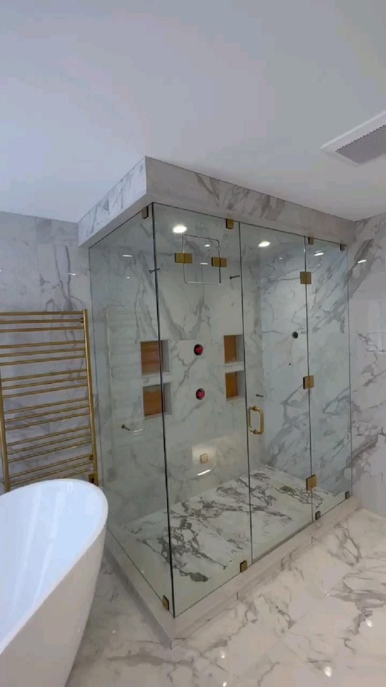 shower cabin glass and mirror - 9
