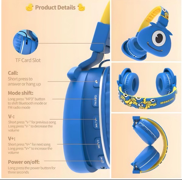 Moxedo Junior Wireless Headphones - 2