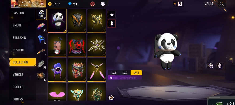 level 70 free fier account 600QR - 2