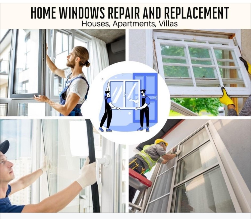 All glass partation work repair - 1